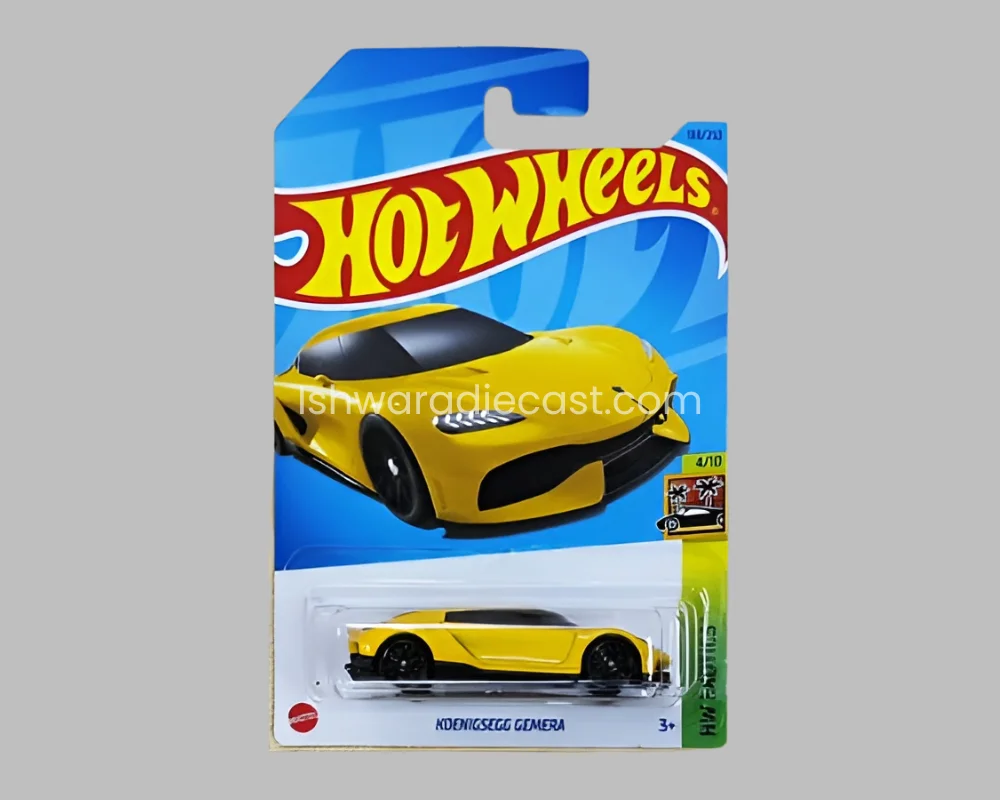 Hot Wheels 2023 HW Exotics - Koenigsegg Yellow