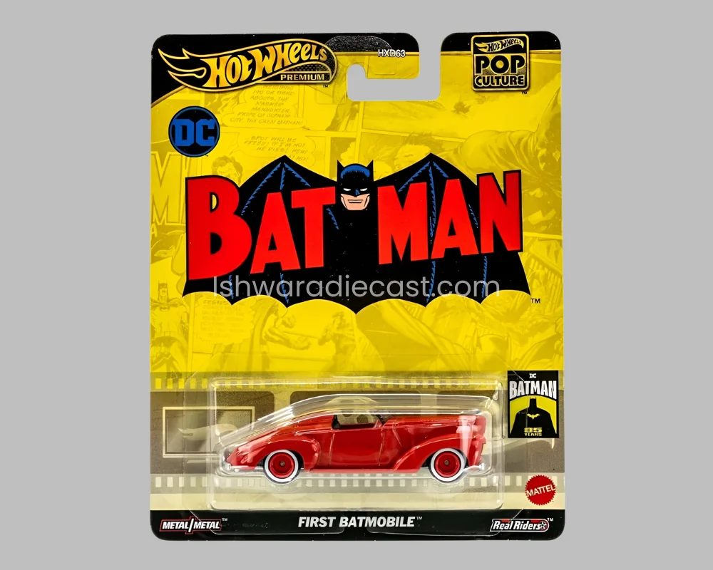 Hot Wheels Premium Pop Culture Batman Classic First Batmobile